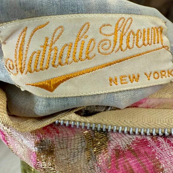 NATHALIE SLOCUM | Vintage 1950s Brocade Dress in Gold - XS - Picture 9 of 9